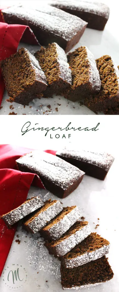 When it comes to holiday baking Gingerbread is at the top of this list this time of year and this Gingerbread Loaf is the perfect treat to enjoy or share.