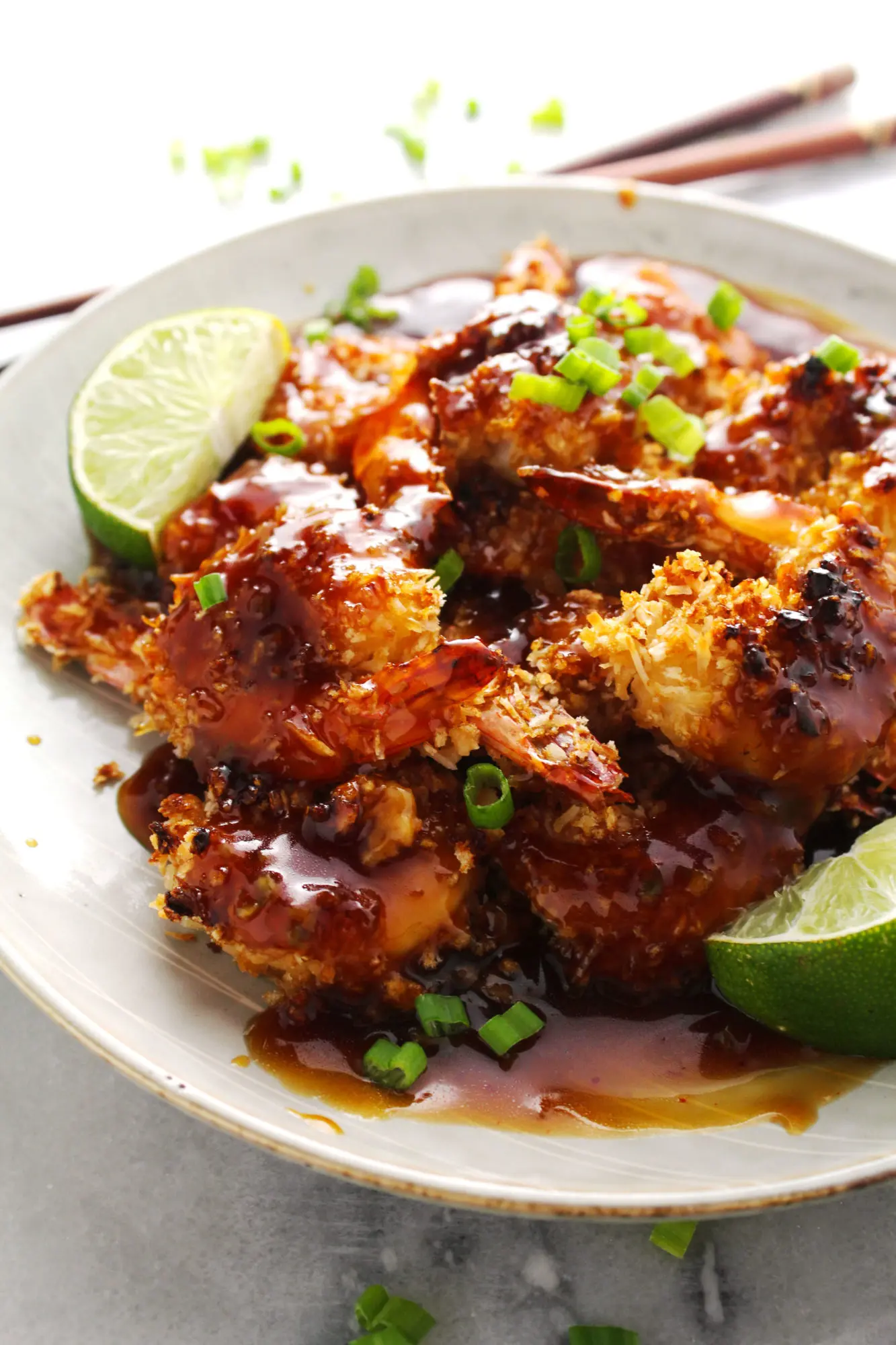 Honey Lime Baked Coconut Shrimp