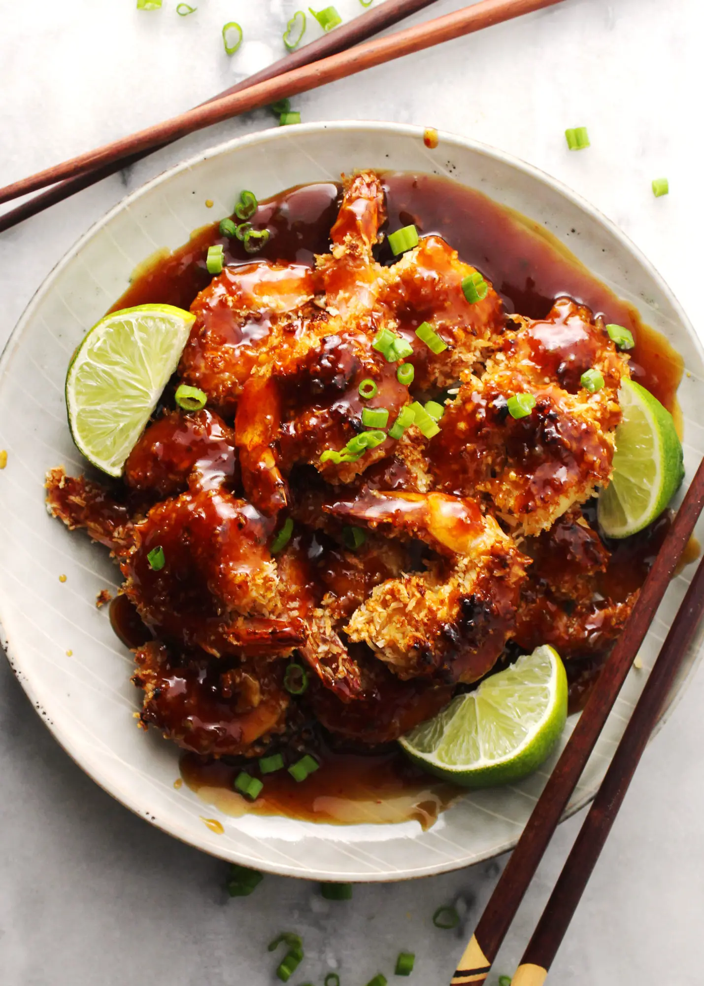 Honey Lime Baked Coconut Shrimp