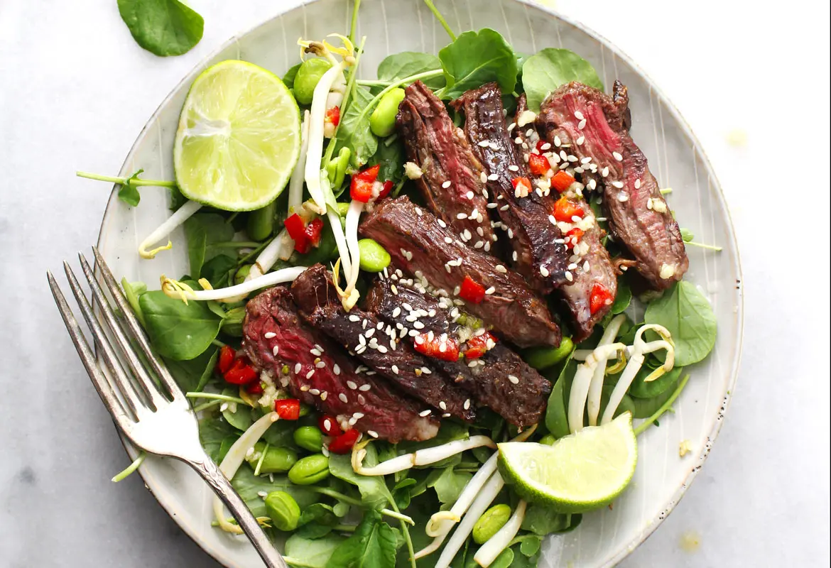 Korean BBQ Steak Salad