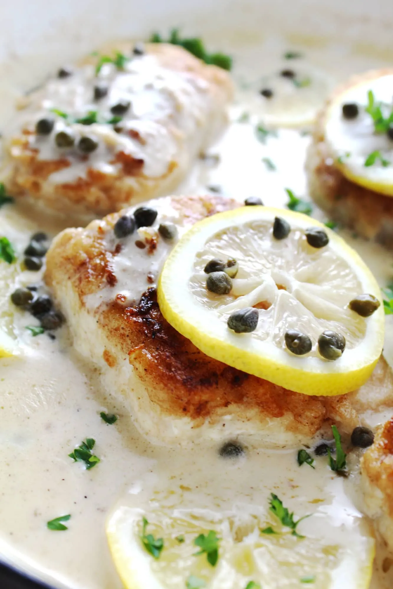 Creamy Lemon Cod Piccata