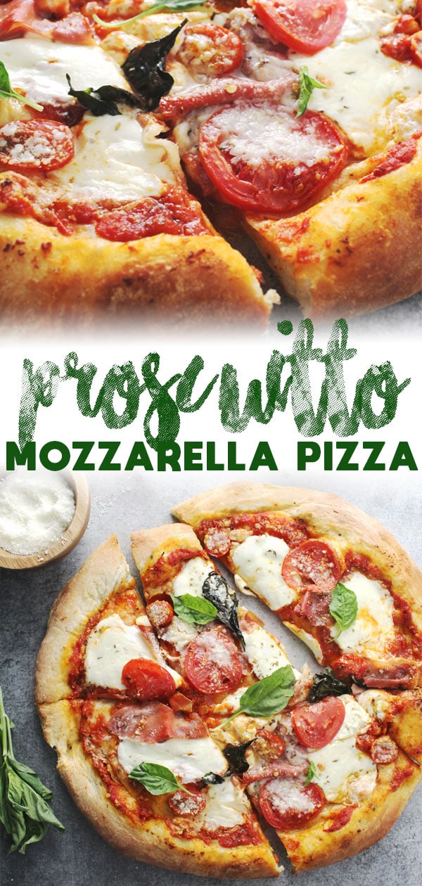 Prosciutto and Mozzarella Pizza