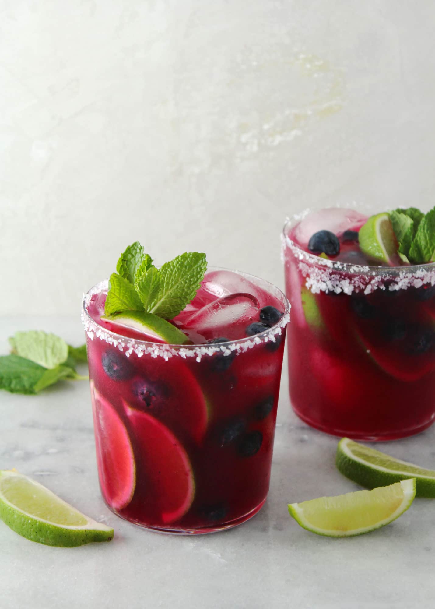Blueberry Mint Margarita