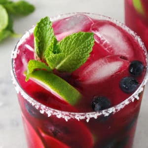 Blueberry Mint Margarita