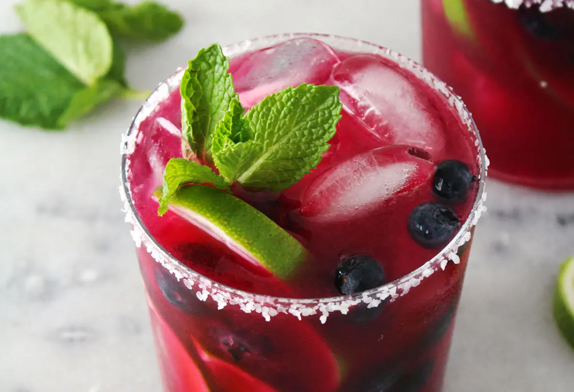 Blueberry Mint Margarita