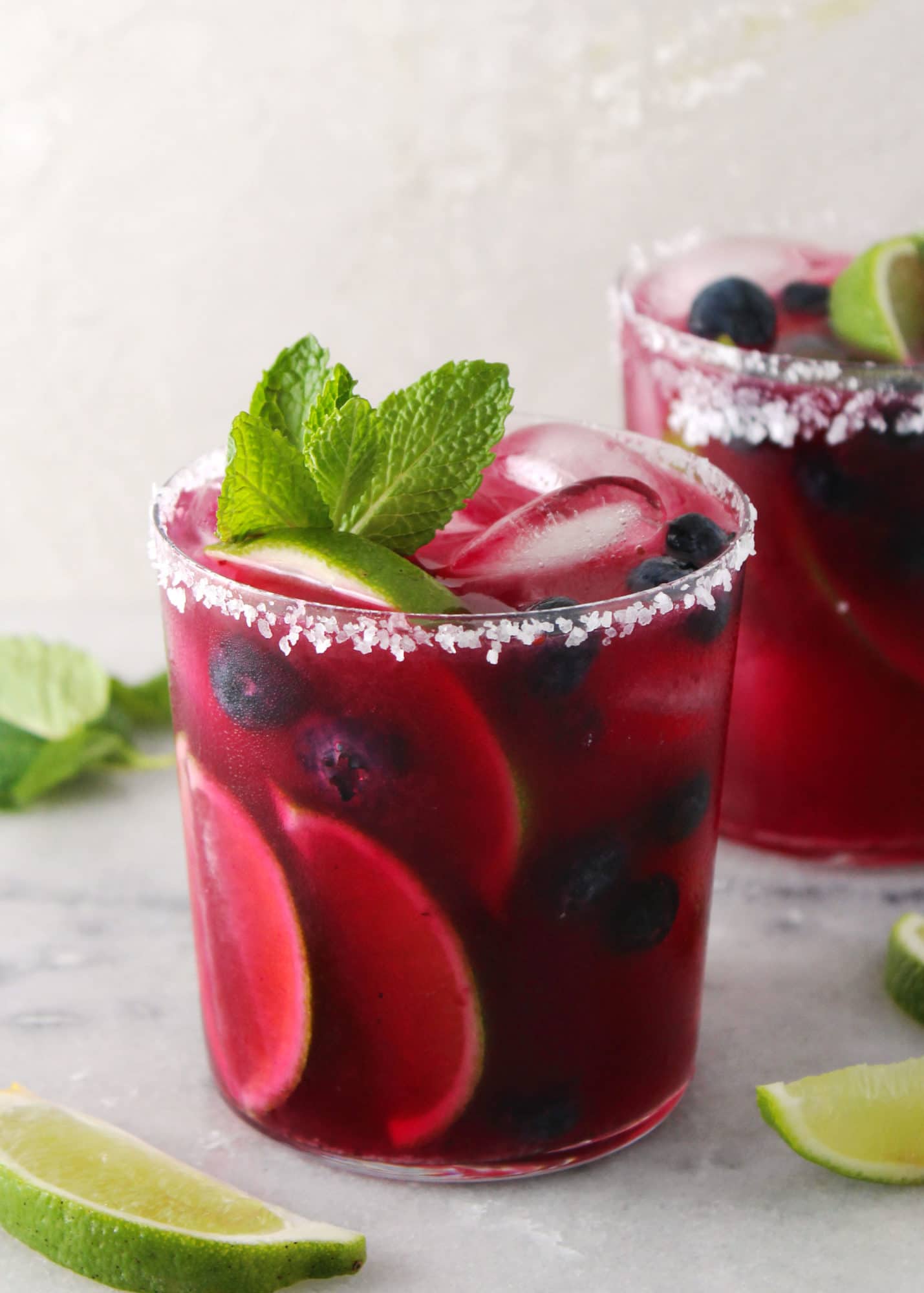 Blueberry Mint Margarita
