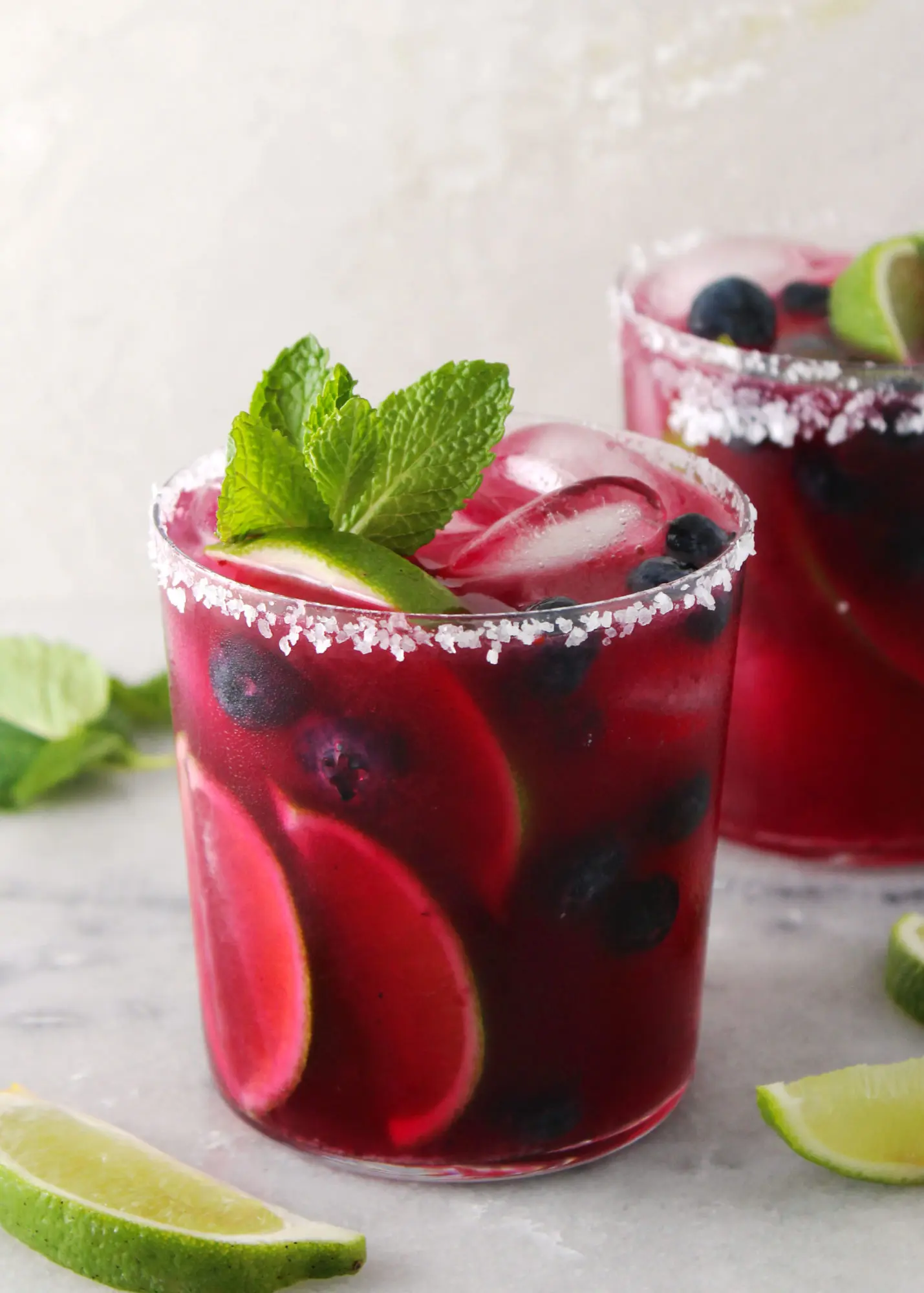 Blueberry Mint Margarita