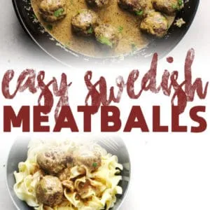 Easy Swedish Meatballs