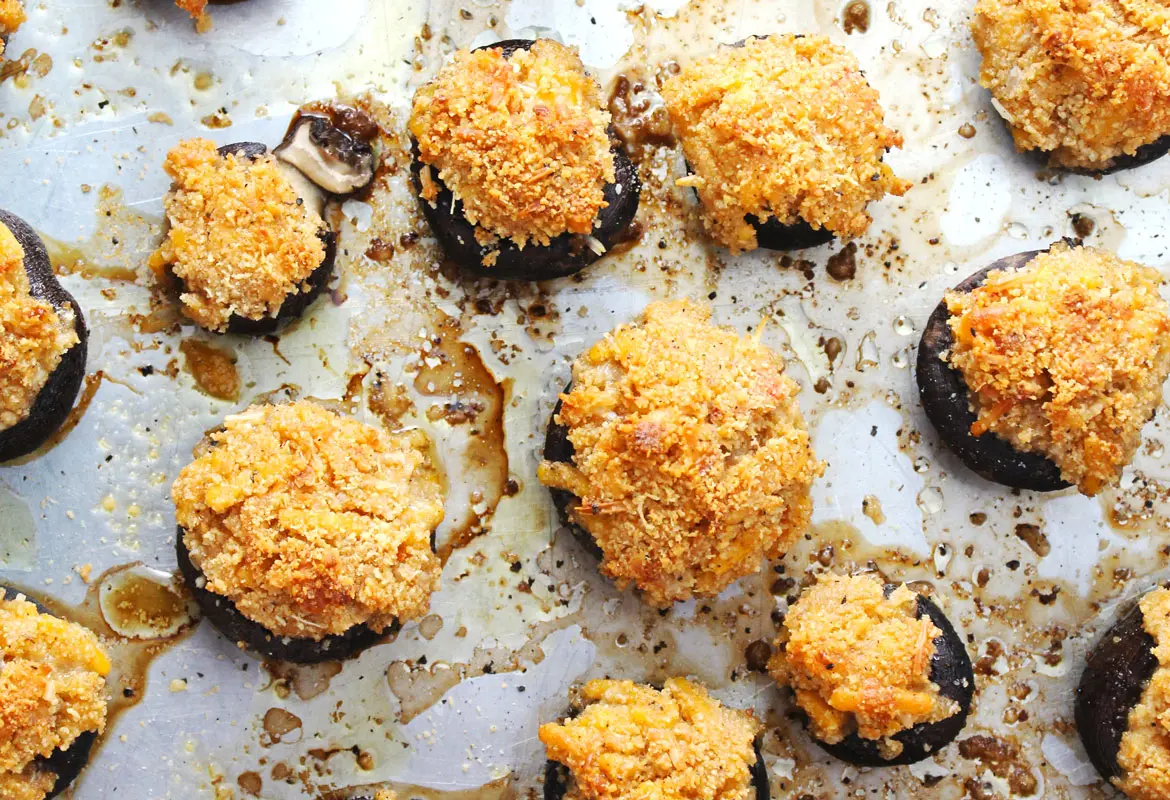Pimento Cheese Stuffed Mushrooms
