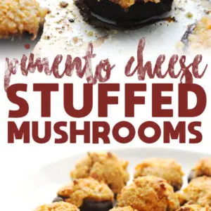 Pimento Cheese Stuffed Mushrooms