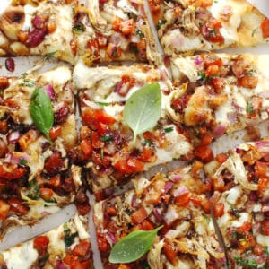 Bruschetta Chicken Pizza