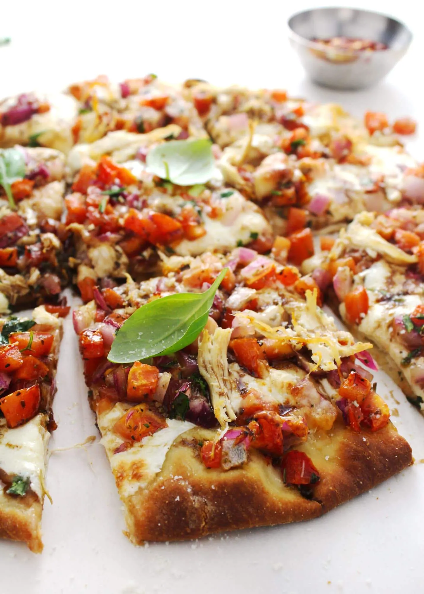 Bruschetta Chicken Pizza