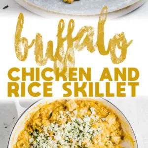 Buffalo Chicken and Rice Skillet