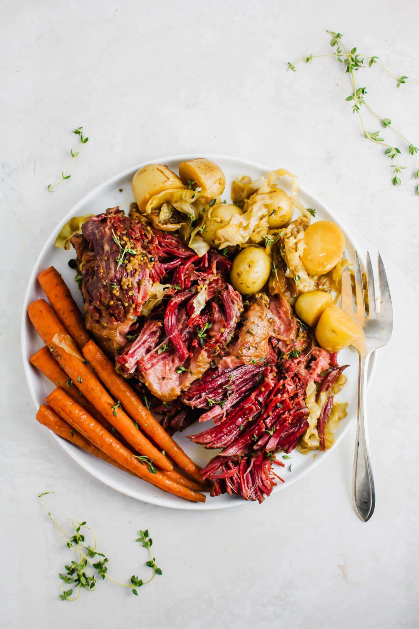 The rest of the year, it is considered a jewish meal. Corned Beef And Cabbage Instant Pot - Instant Pot Corned Beef and Cabbage | Aimee Mars