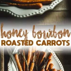 Honey Bourbon Roasted Carrots