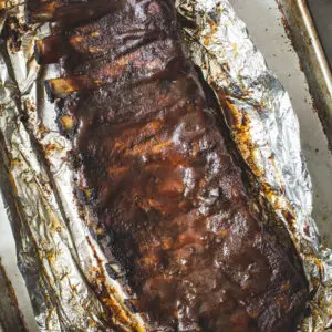 oven-baked ribs