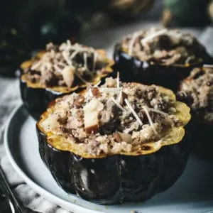 stuffed acorn squash