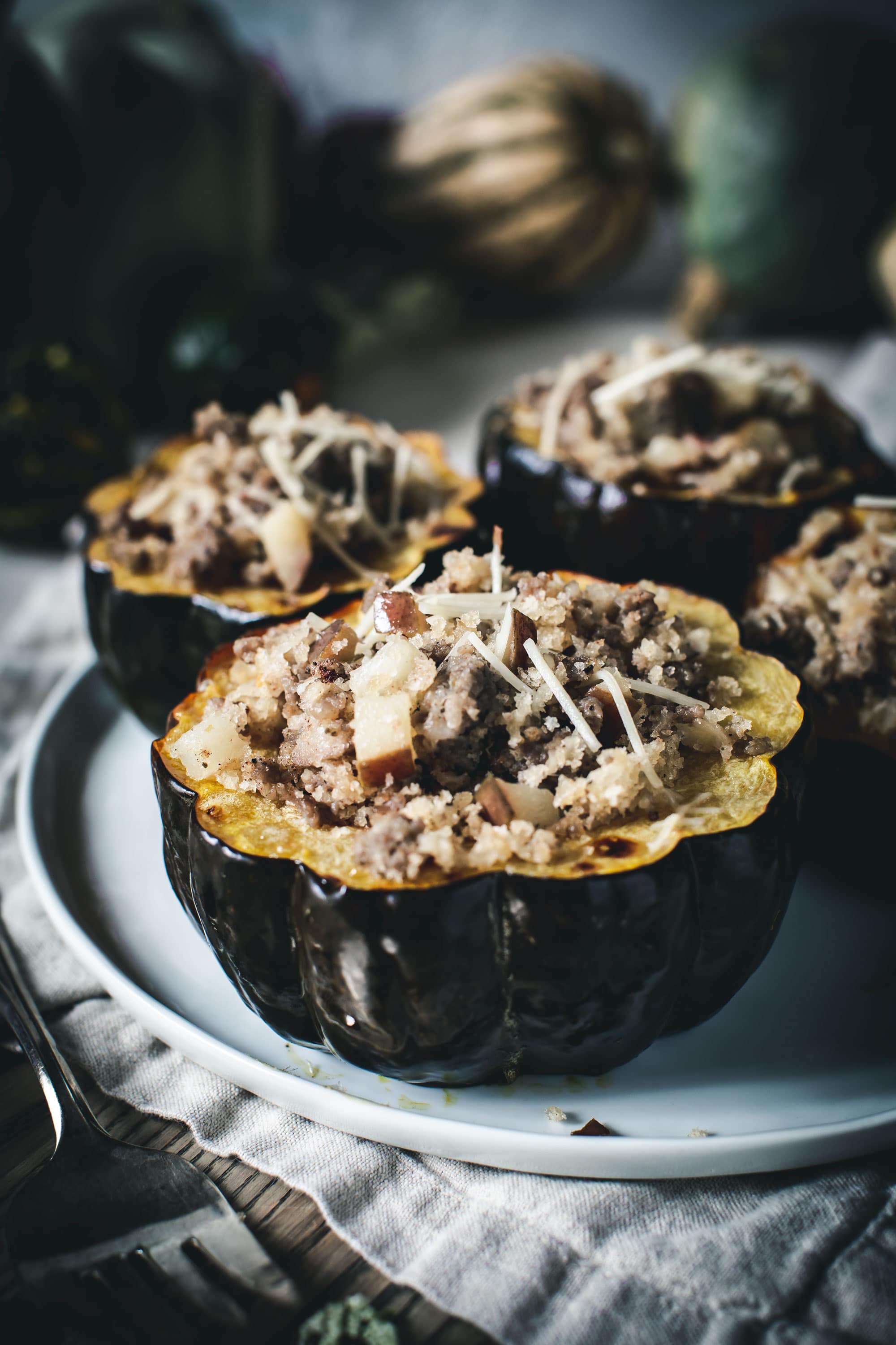 stuffed acorn squash