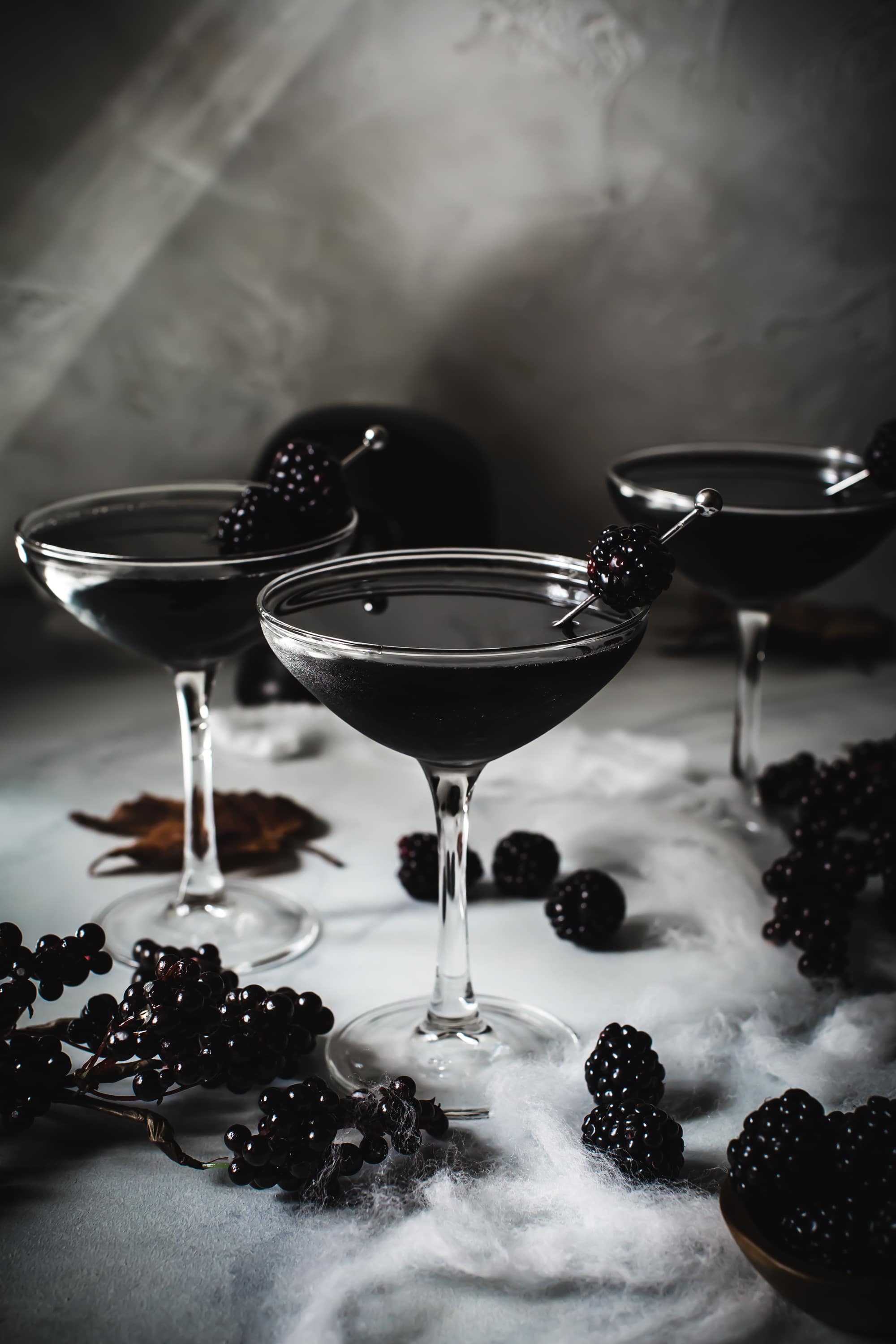 Spooky Black Cocktail For Halloween - Aleka's Get-Together