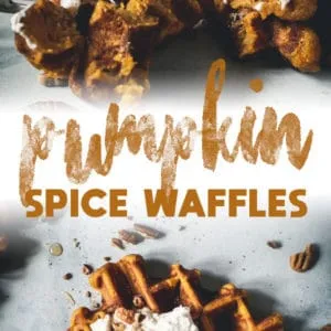 pumpkin spice waffles