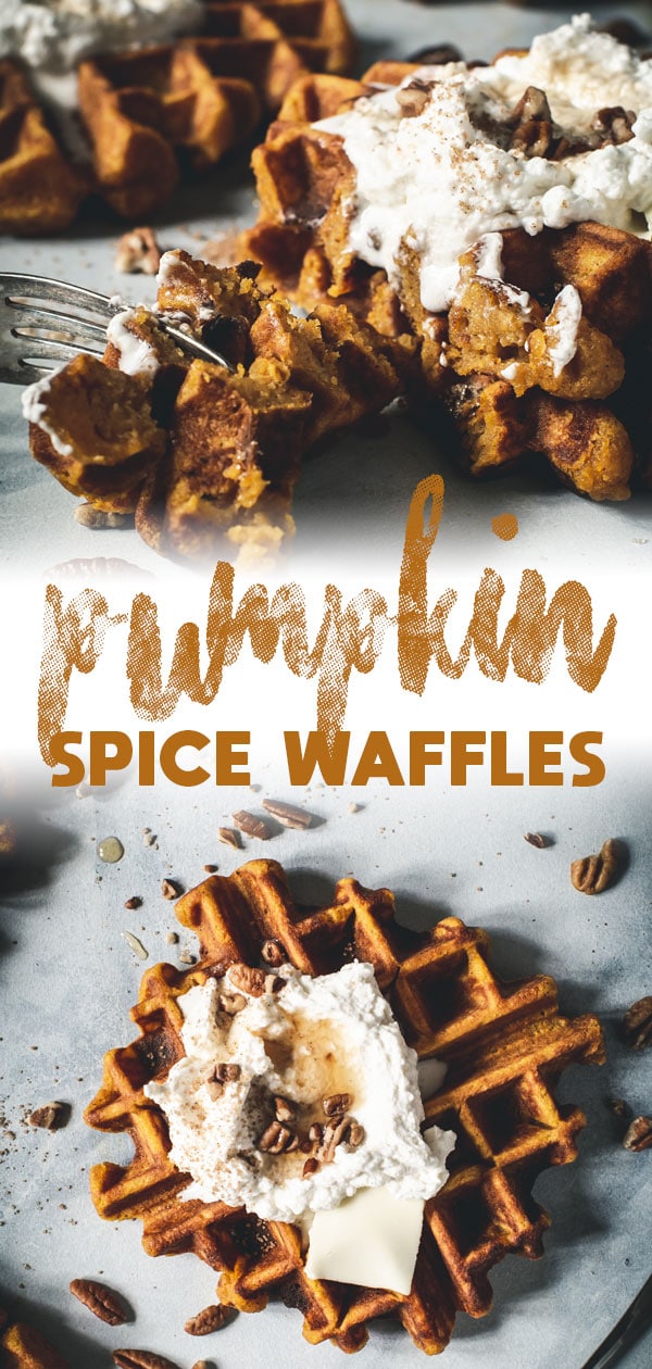 pumpkin spice waffles