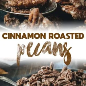 cinnamon roasted pecans long pin