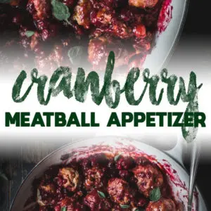 cranberry meatballs long pin