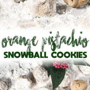 snowball cookie long pin