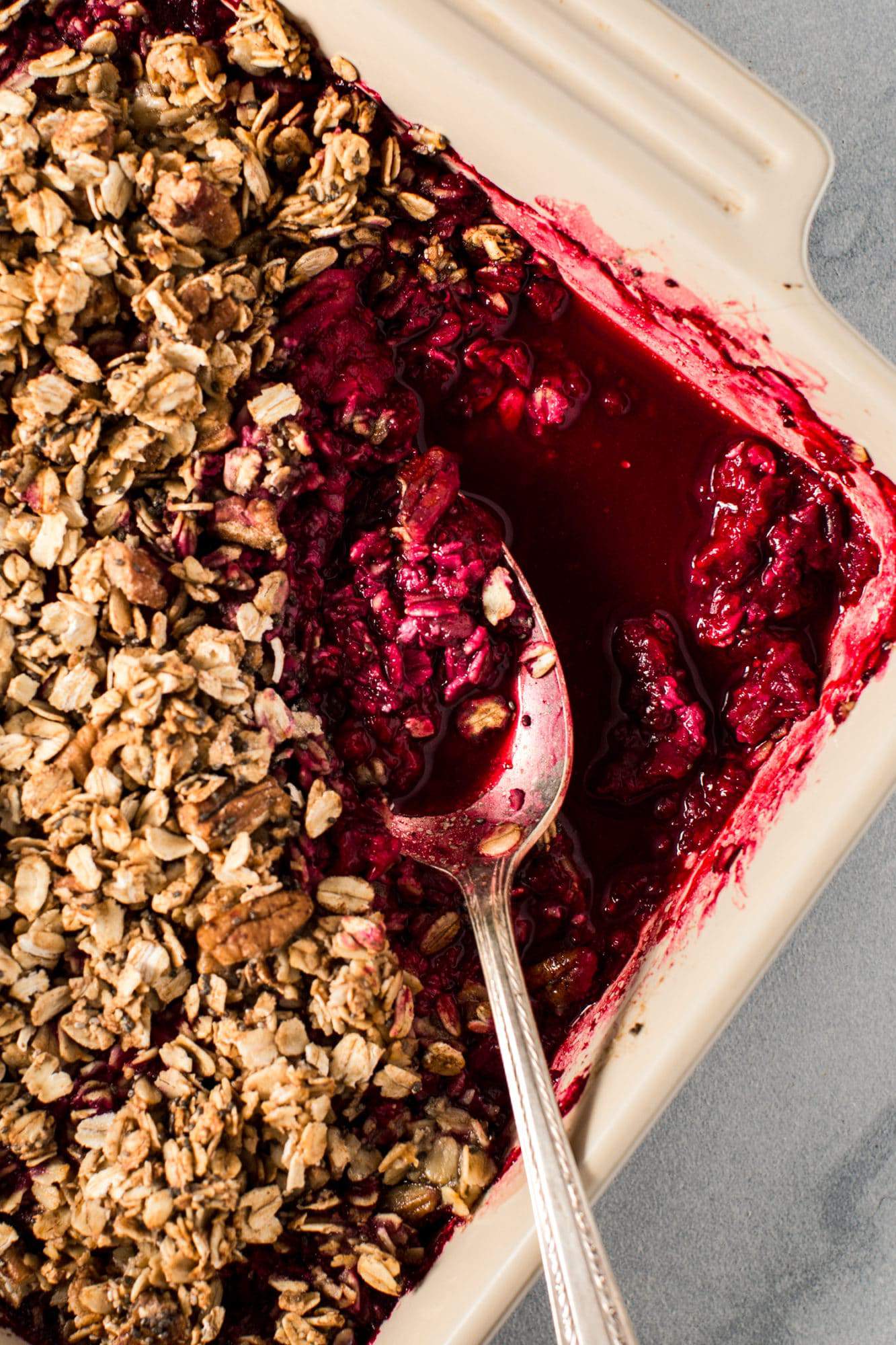 Healthy Raspberry Crisp