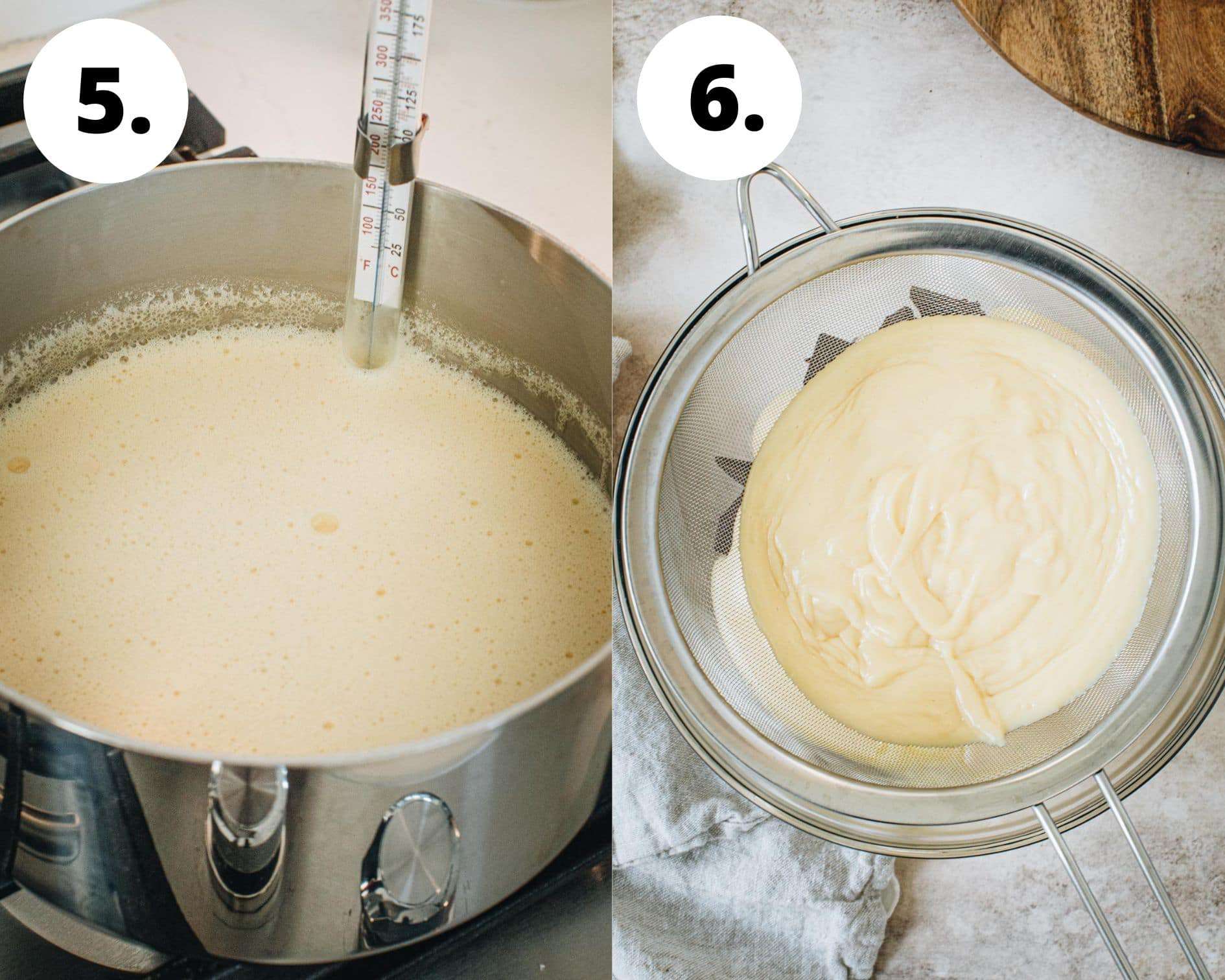 S'mores pie process steps 5 and 6.