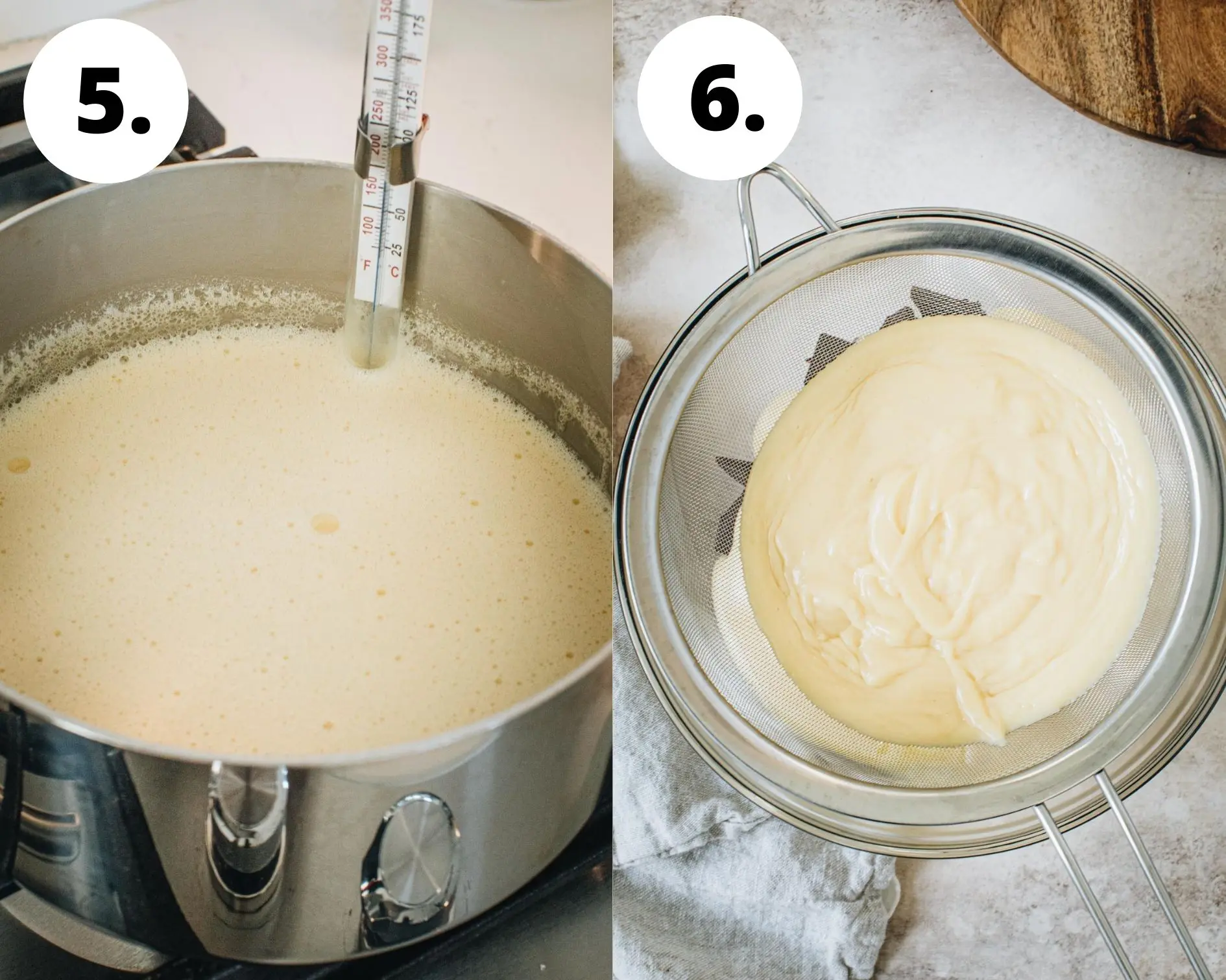 S'mores pie process steps 5 and 6.