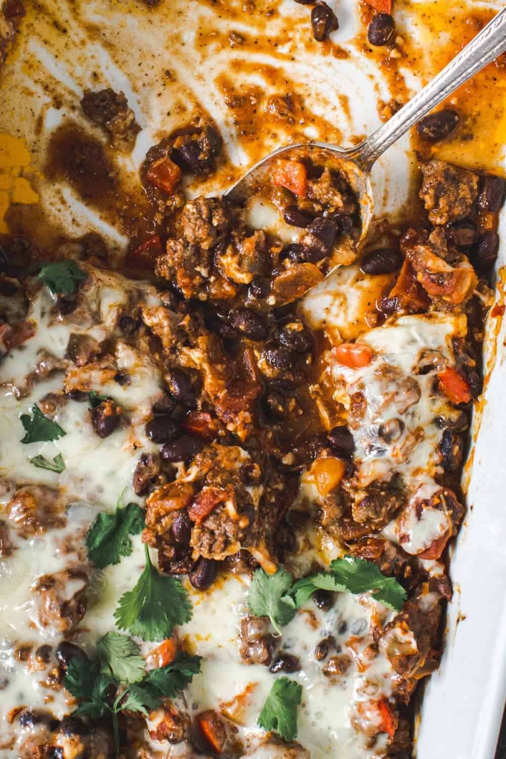 Mexican Ground Beef Casserole - Aimee Mars