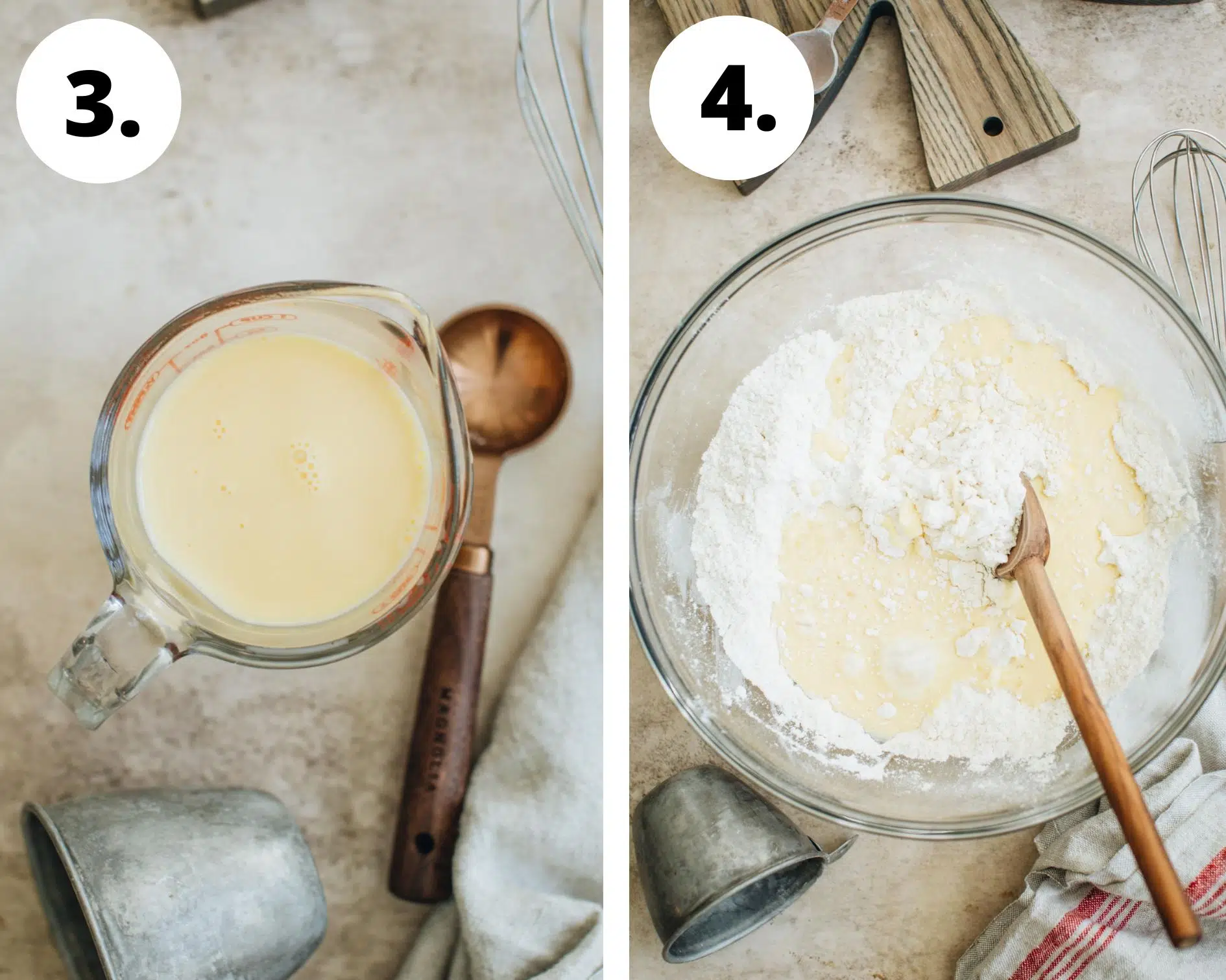 British scones recipes process steps 3 and 4.