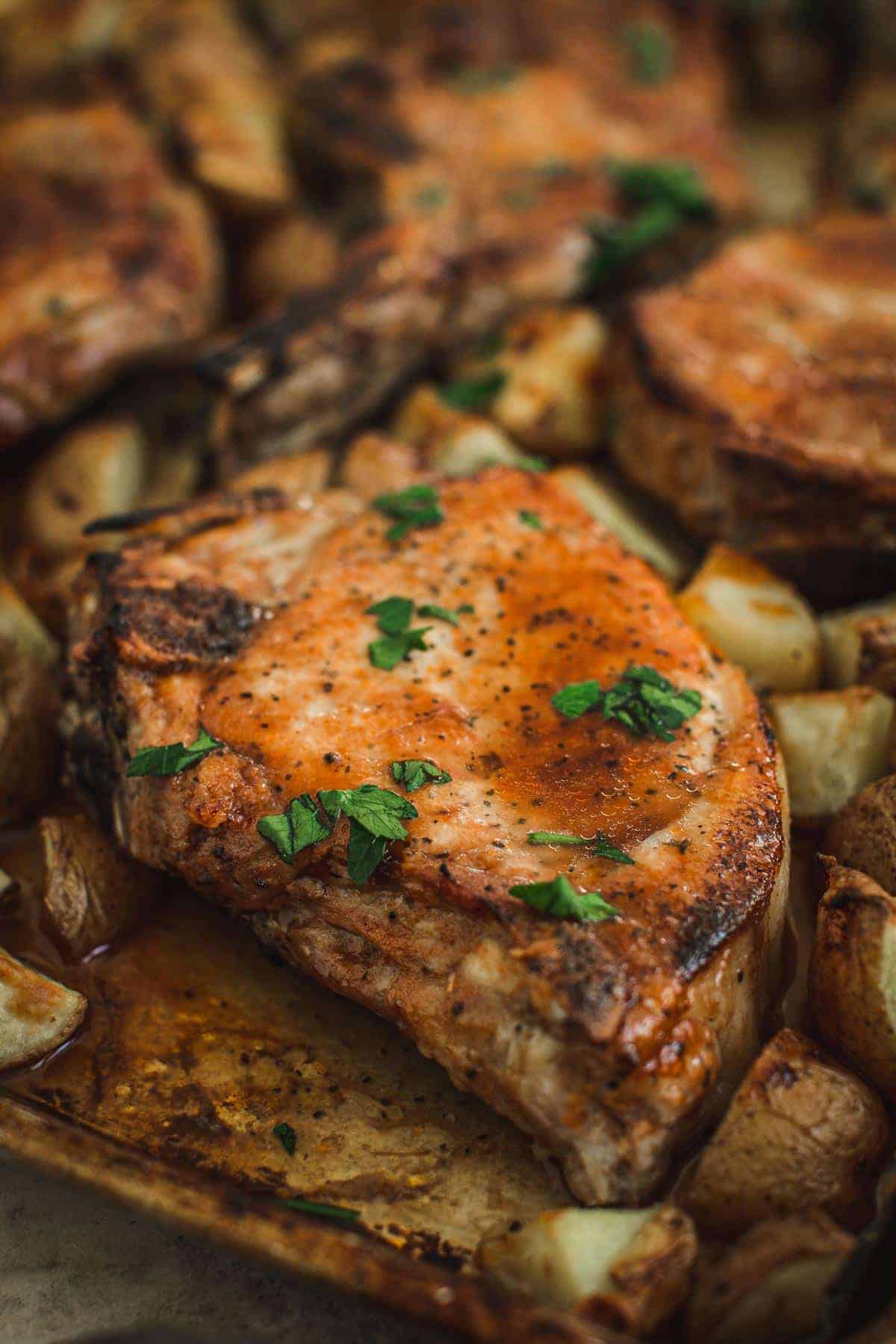 Oven Baked Pork Chops - Aimee Mars