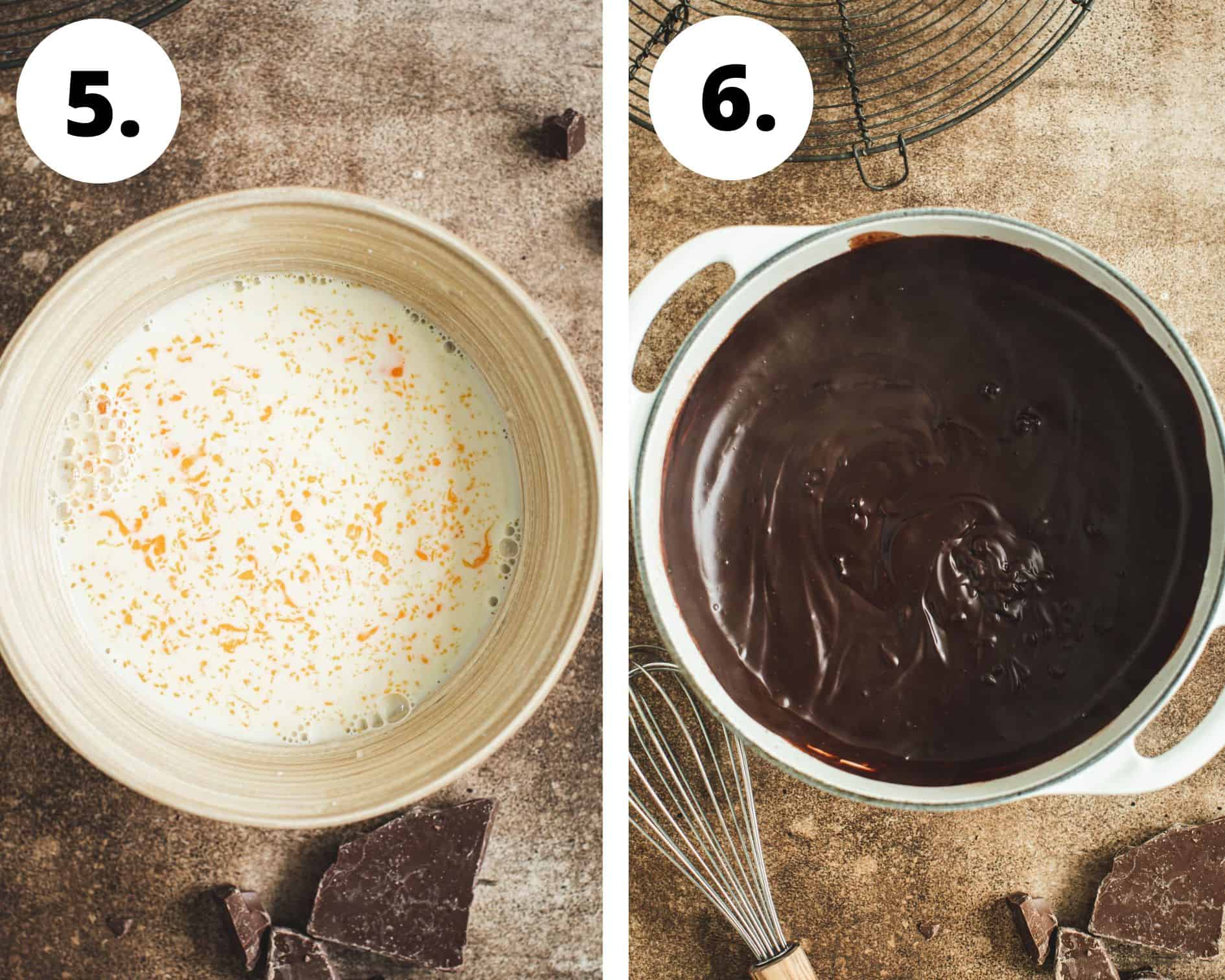 Arkansas possum pie recipe steps 5 and 6.