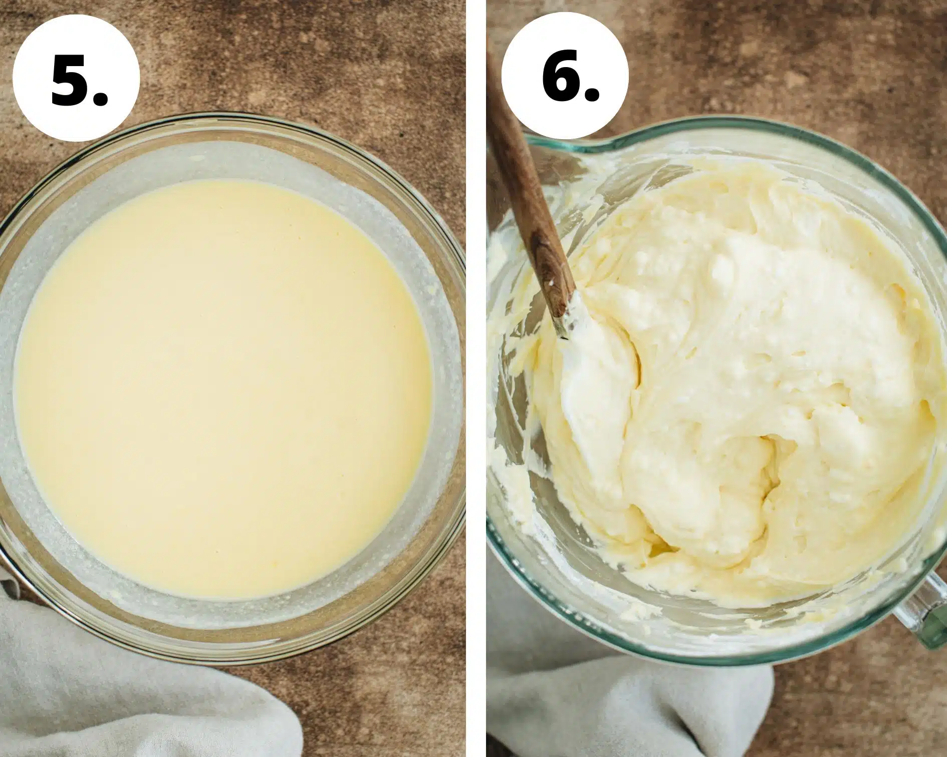 Dirt dessert recipe process steps 5 and 6.