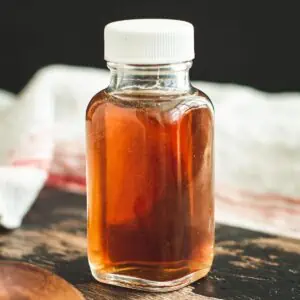 Homemade maple extract.