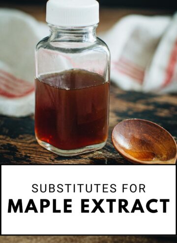 Maple extract substitute in a bottle.