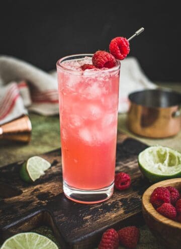 Floradora in a tall glass.