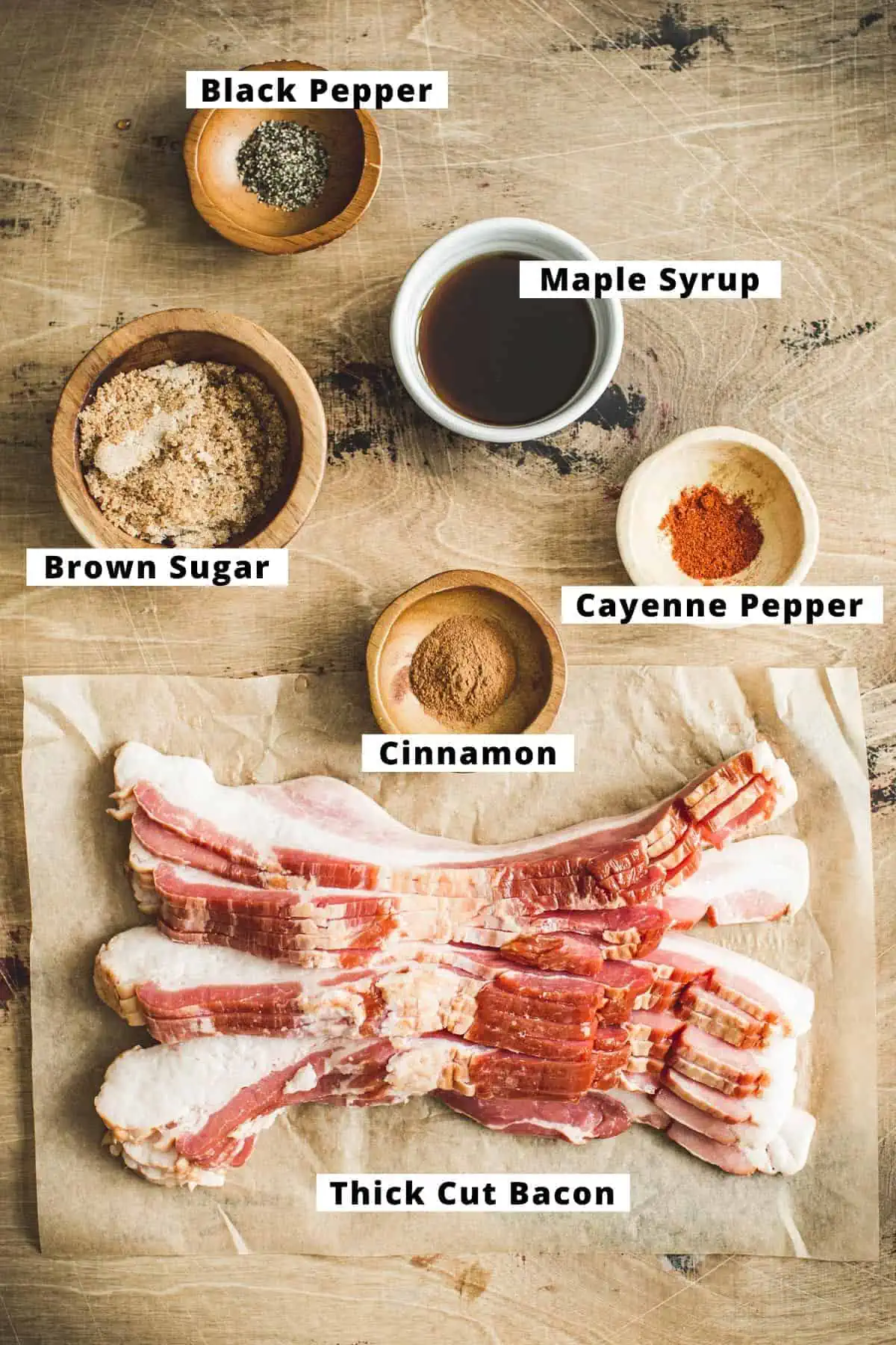 Million dollar bacon ingredients.
