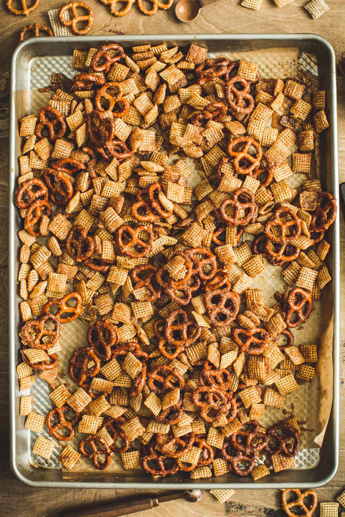 Churro Chex Mix step 3.