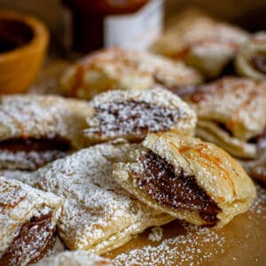 Nutella puff pastry.