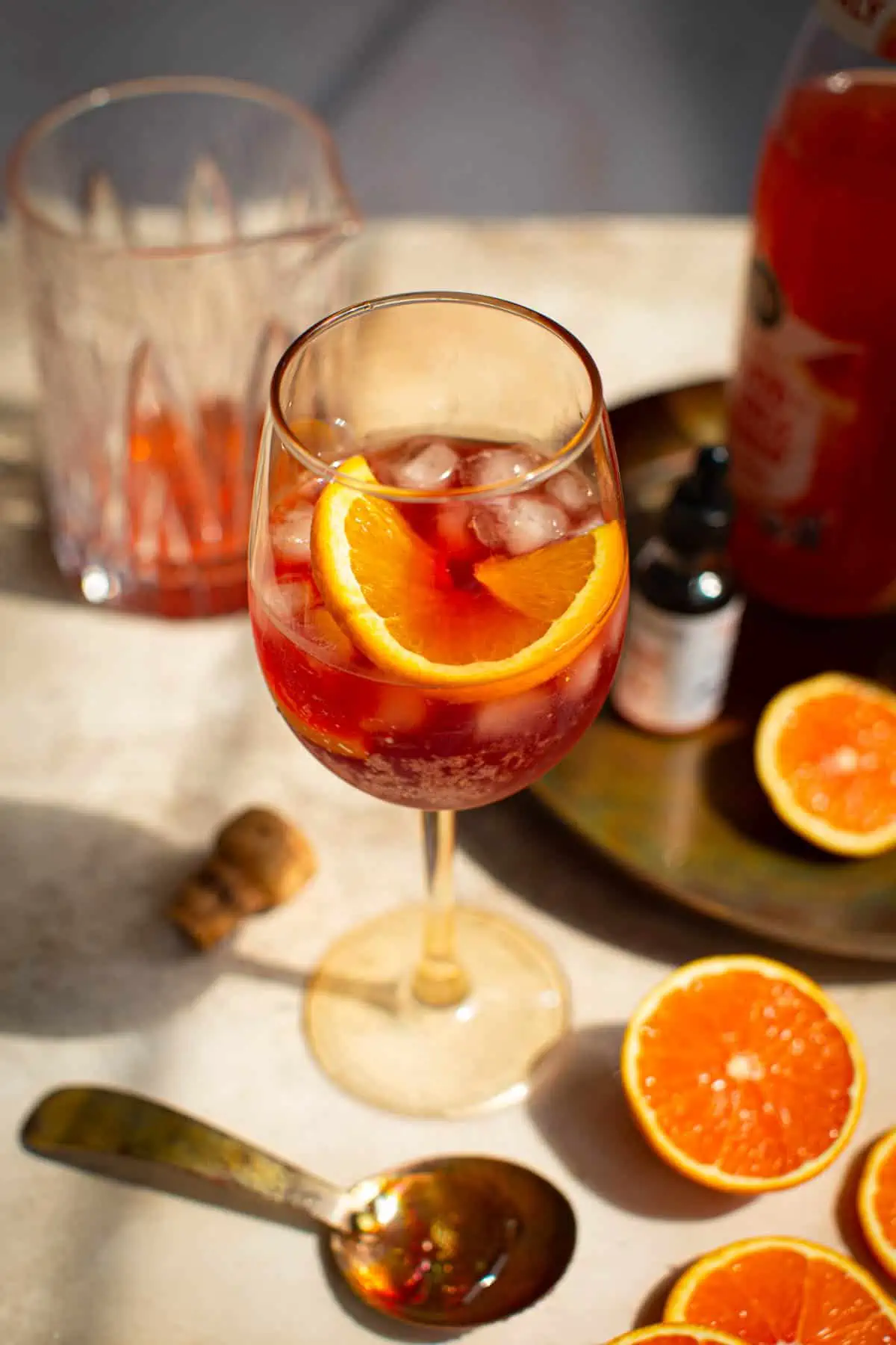 Alcohol free Aperol spritz.