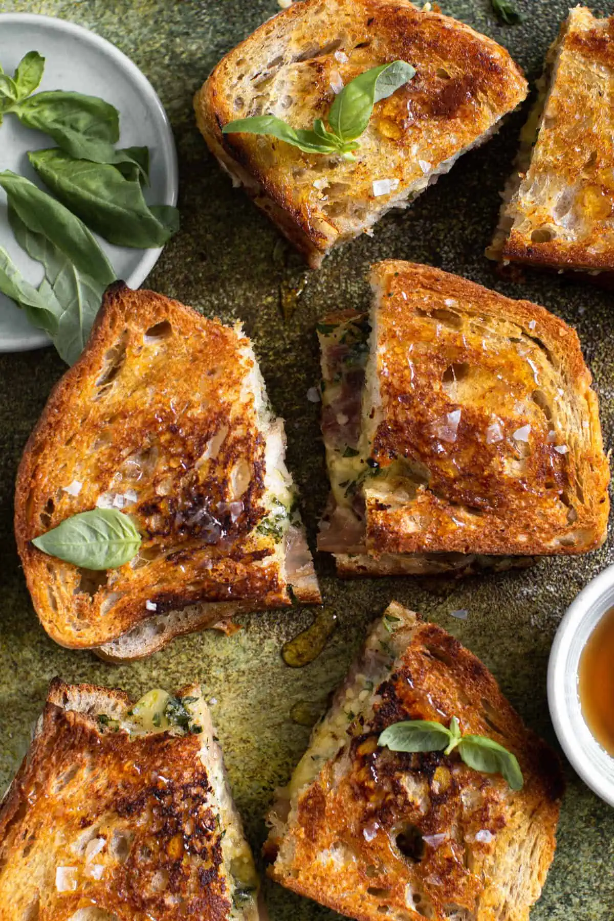 Garlic Bread Grilled Cheese - Aimee Mars