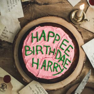 Harry Potter Birthday cake from Hagrid.