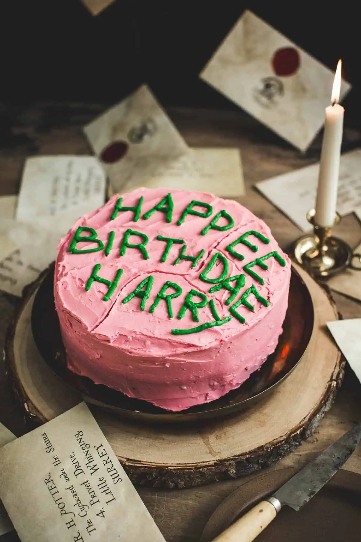 Harry Potter birthday cake from Hagrid.