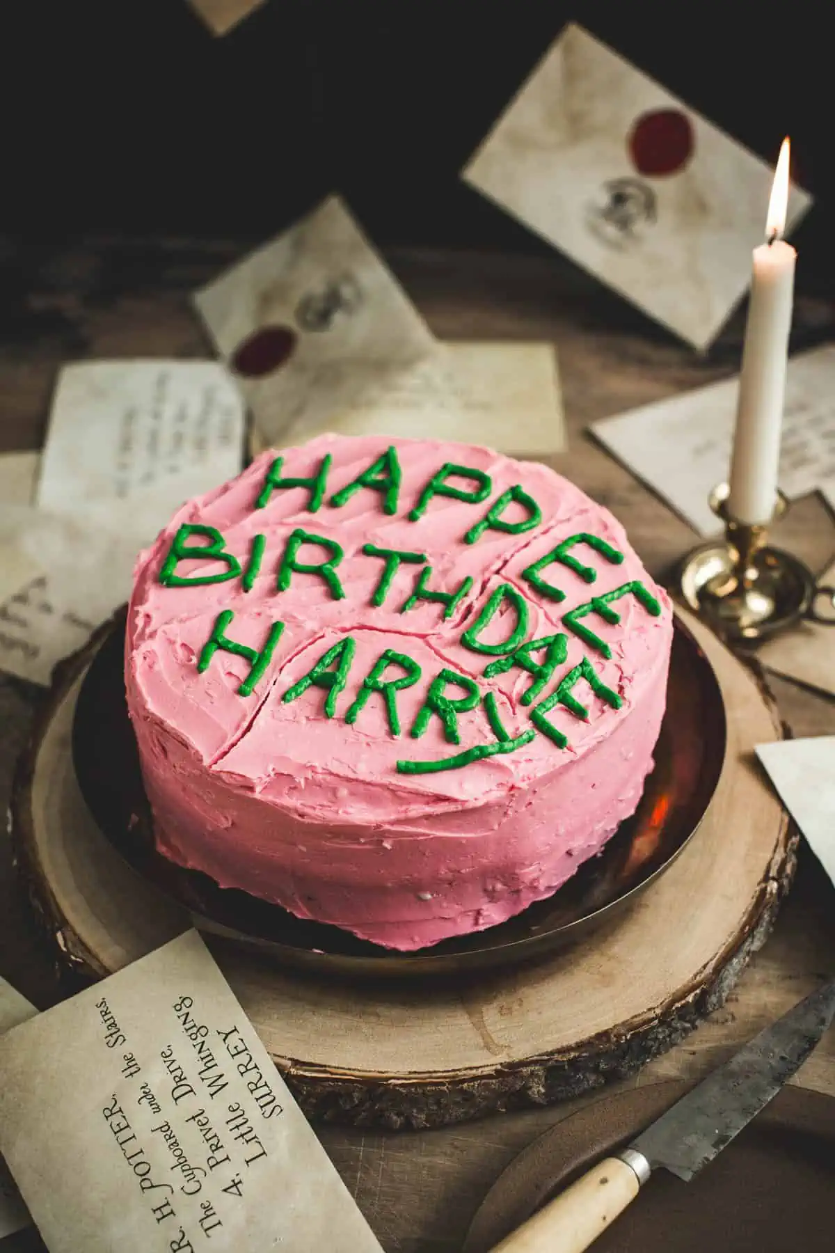 How to make Harry Potter's Birthday Cake (Vegan Harry Potter Cake)