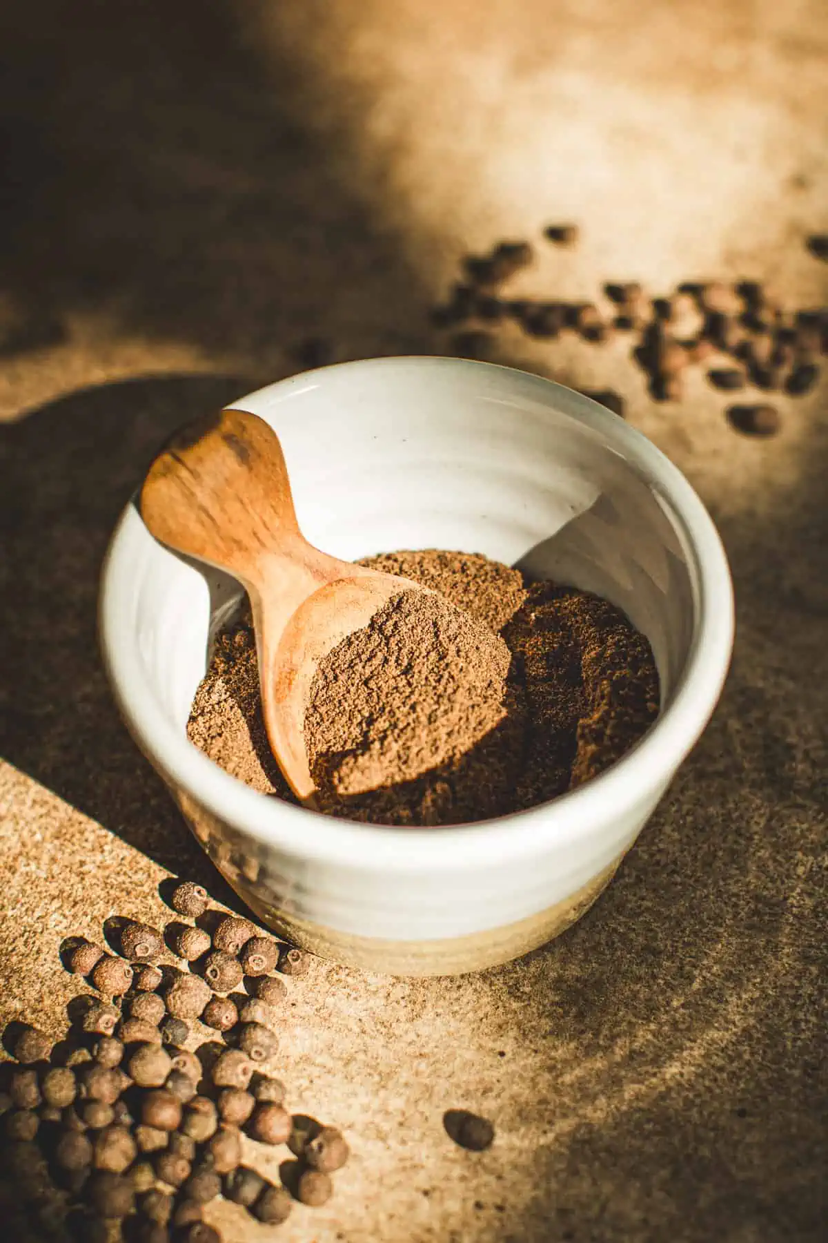 Allspice in a bowl.