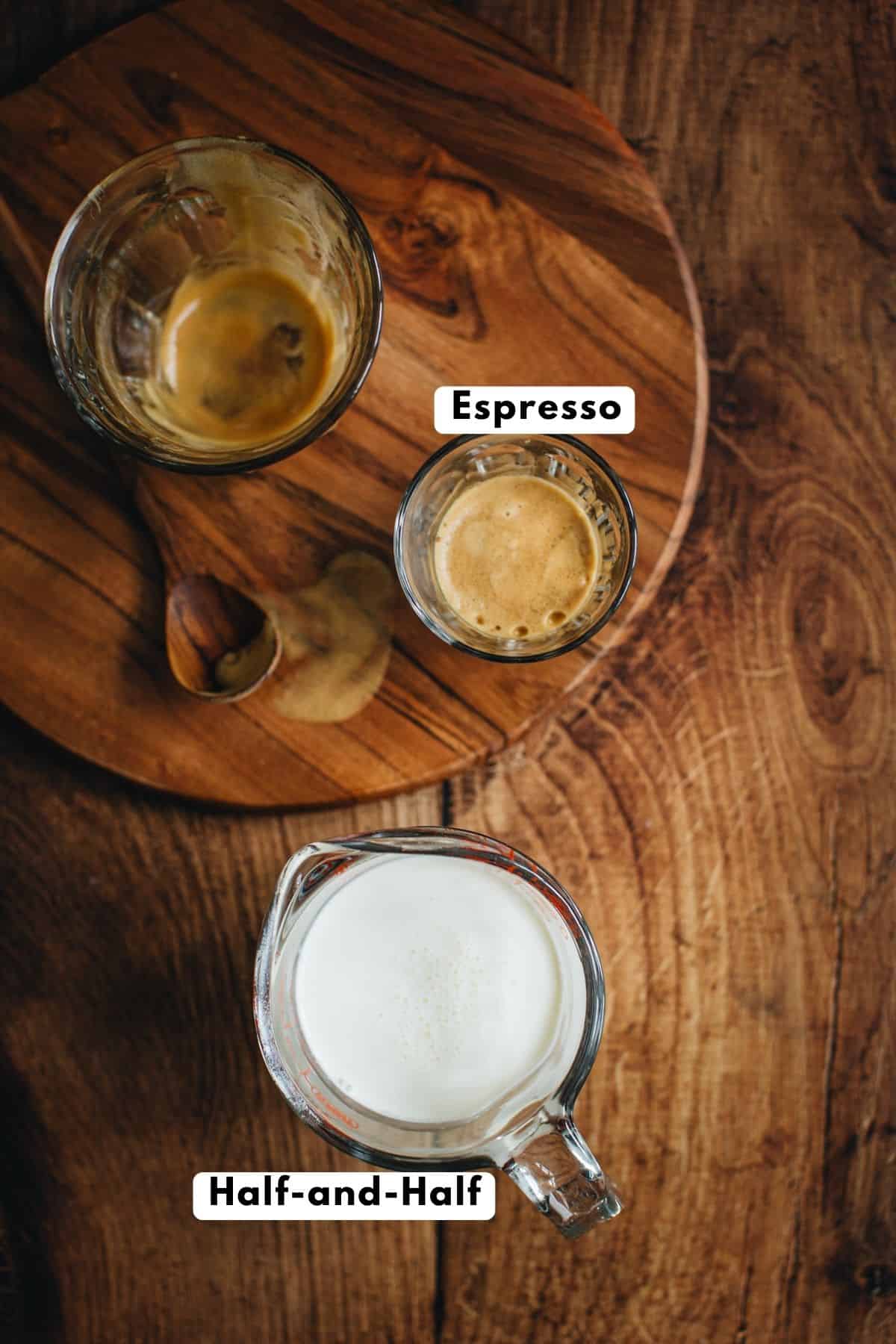 Breve latte ingredients.