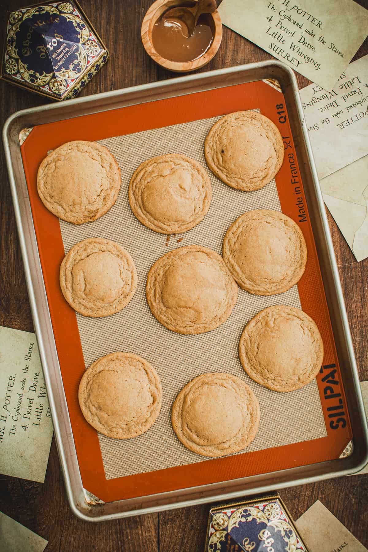 Butterbeer cookies process step 6.